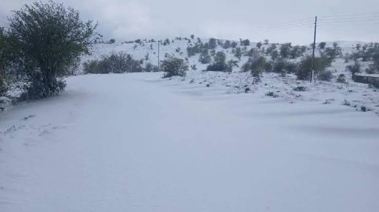 Manisa'ya mevsimin ilk karı düştü